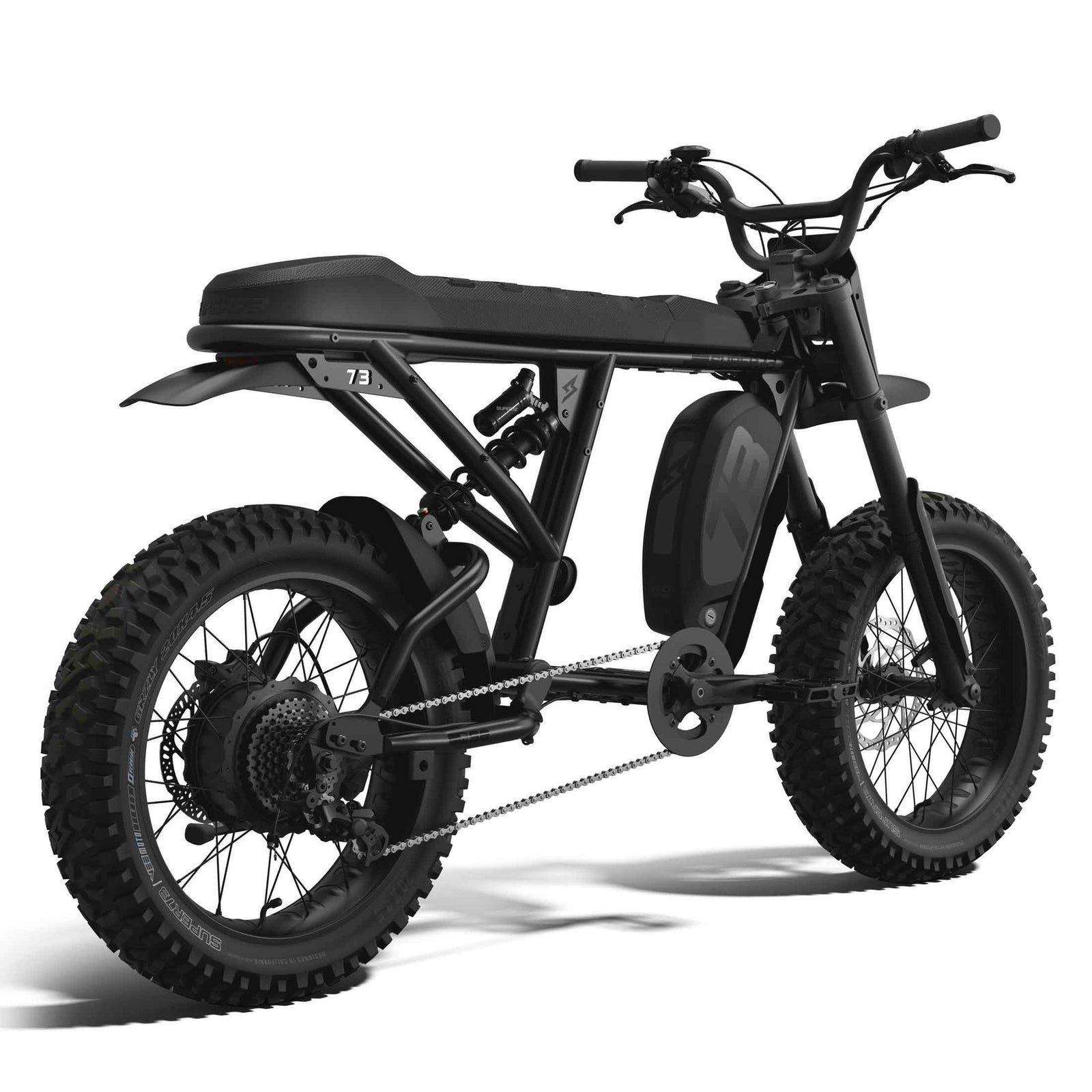 Super73 R Adventure Series SE electric bike in Blackout, front view