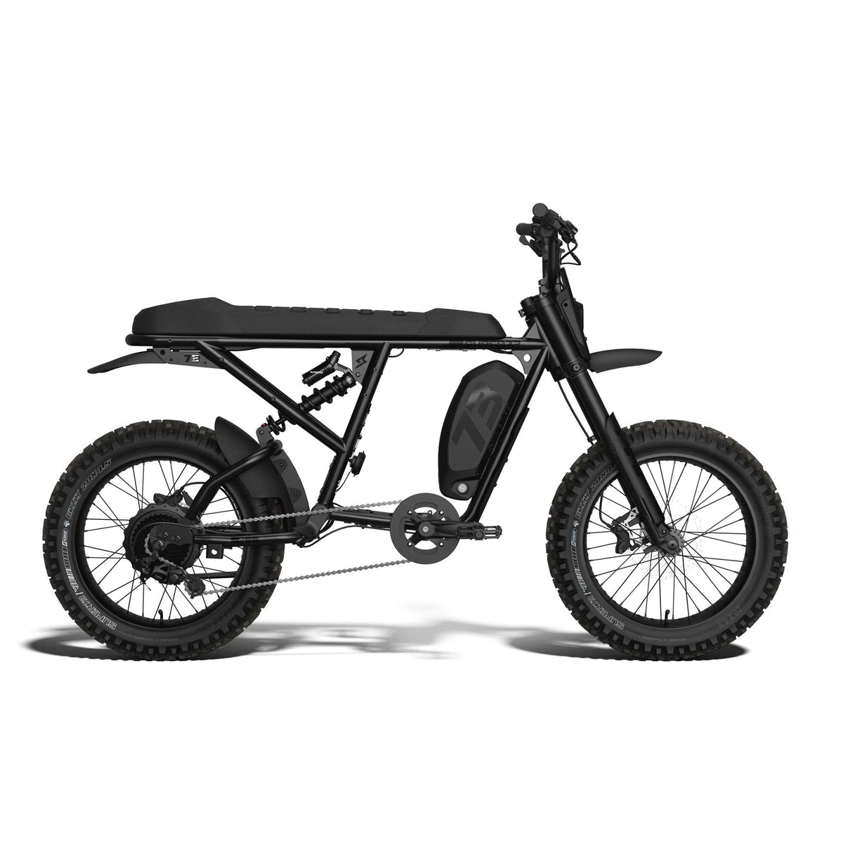 Super73 R Adventure Series SE electric bike in Blackout, right side profile