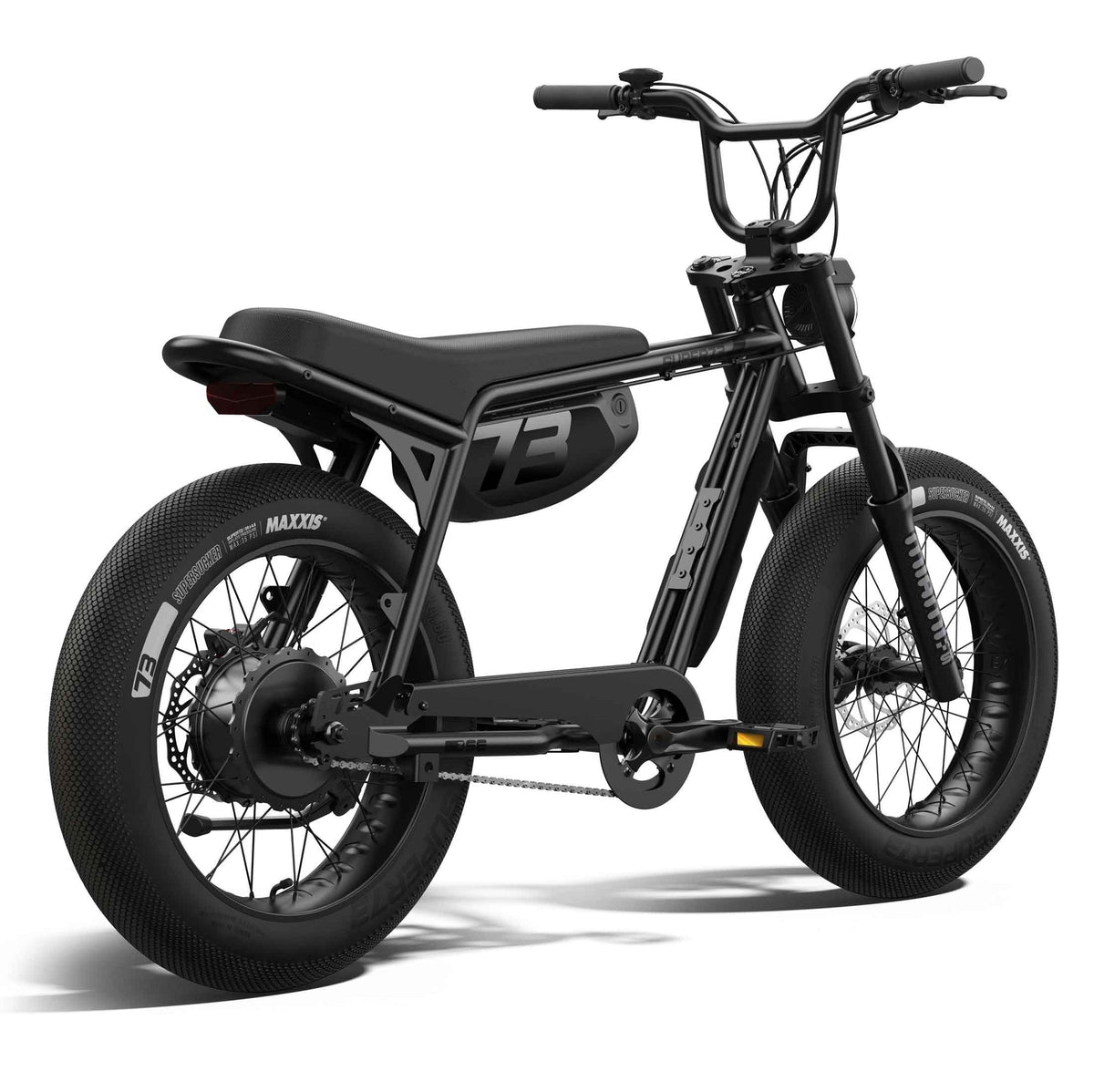 Super73 Z Miami SE electric bike in Blackout, rear view