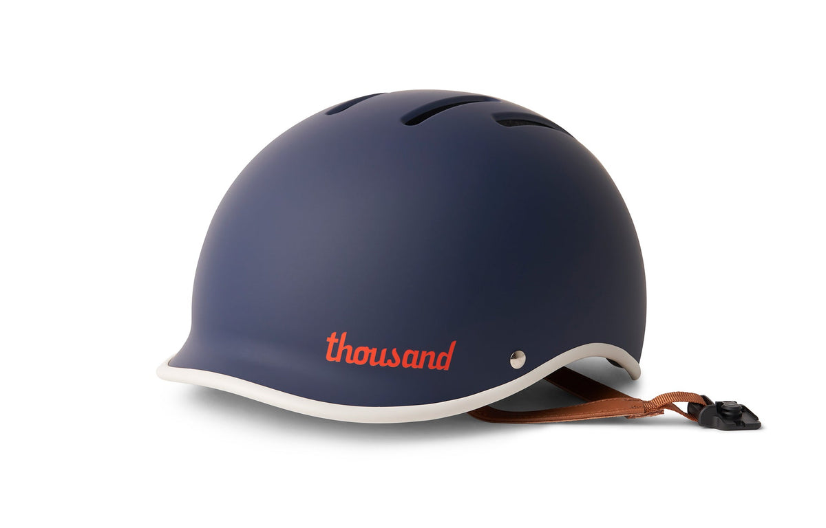 Thousand Heritage 2.0 helmet in Thousand Navy, front three-quarter view
