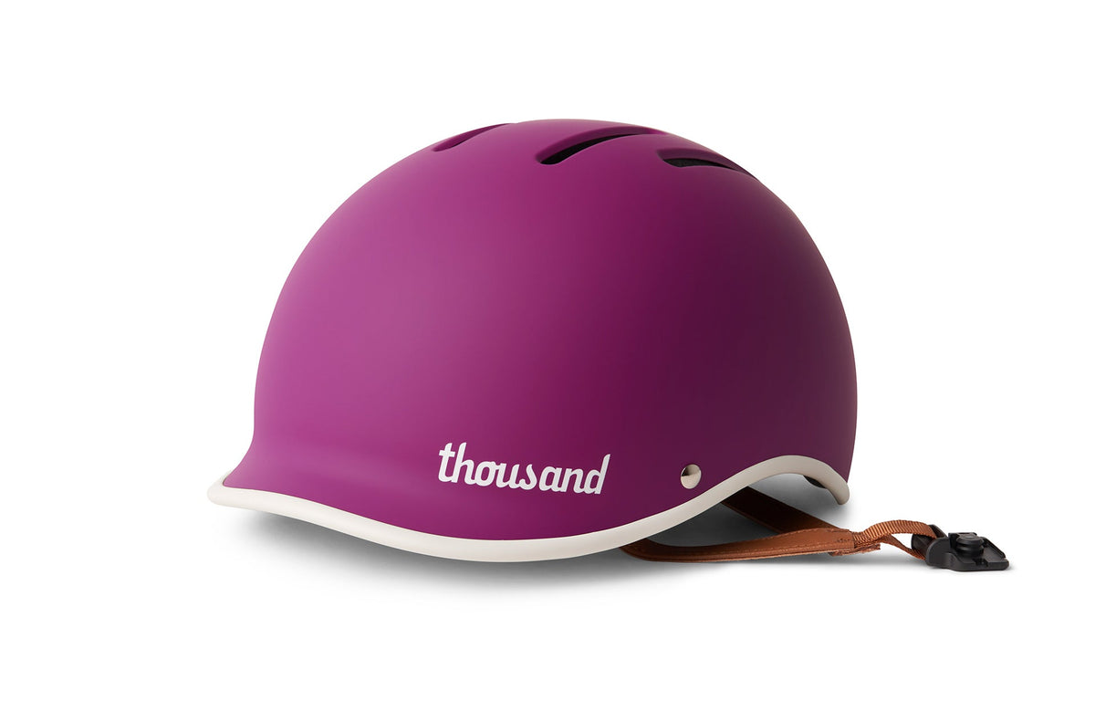 Thousand Heritage 2.0 helmet in Vibrant Orchid, front three-quarter view