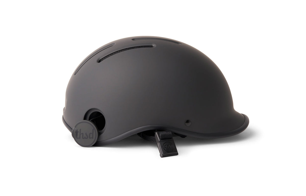 Thousand Heritage 2.0 helmet in Stealth Black, PopLock detail