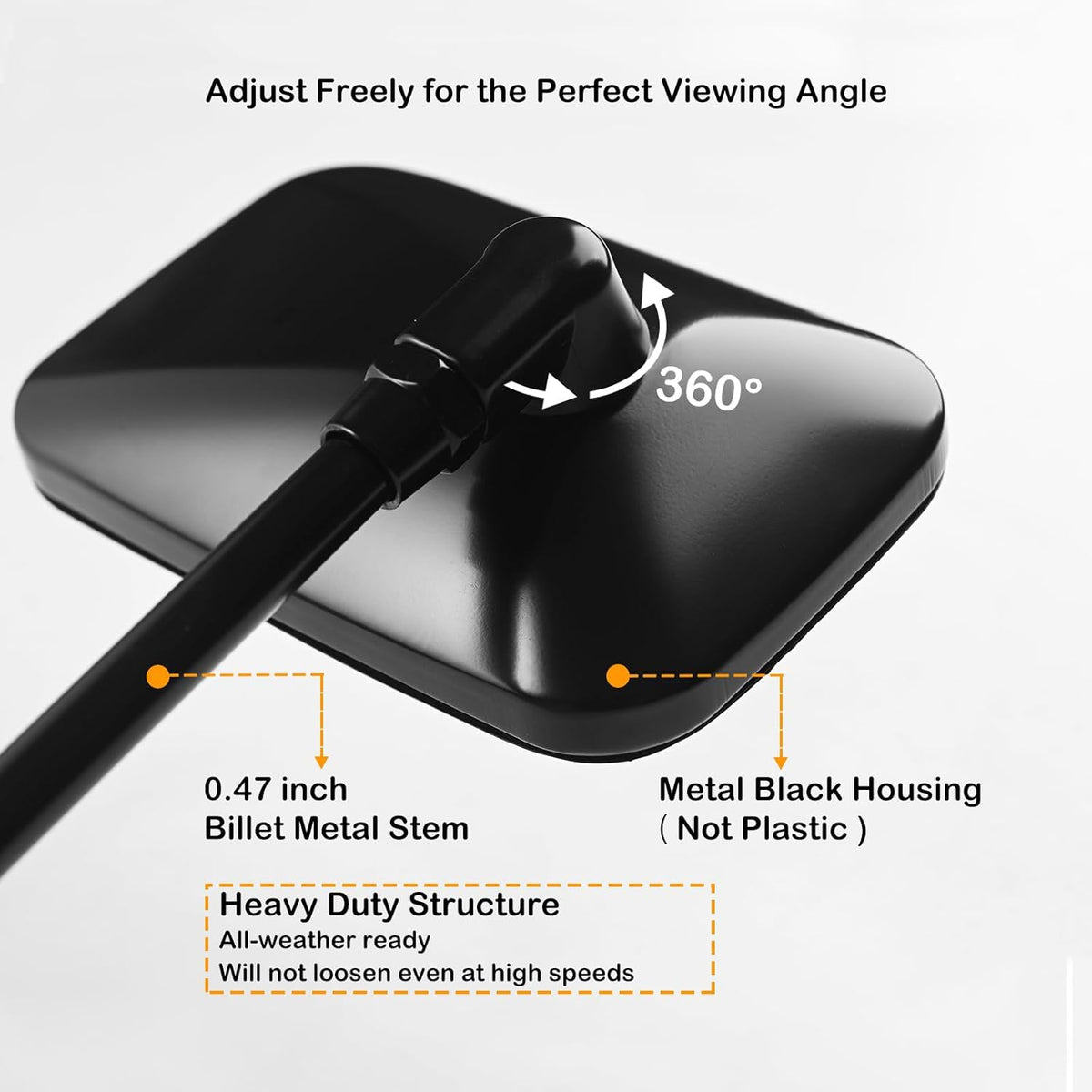 Handlebar Rear View / Side Mirror - Xyber
