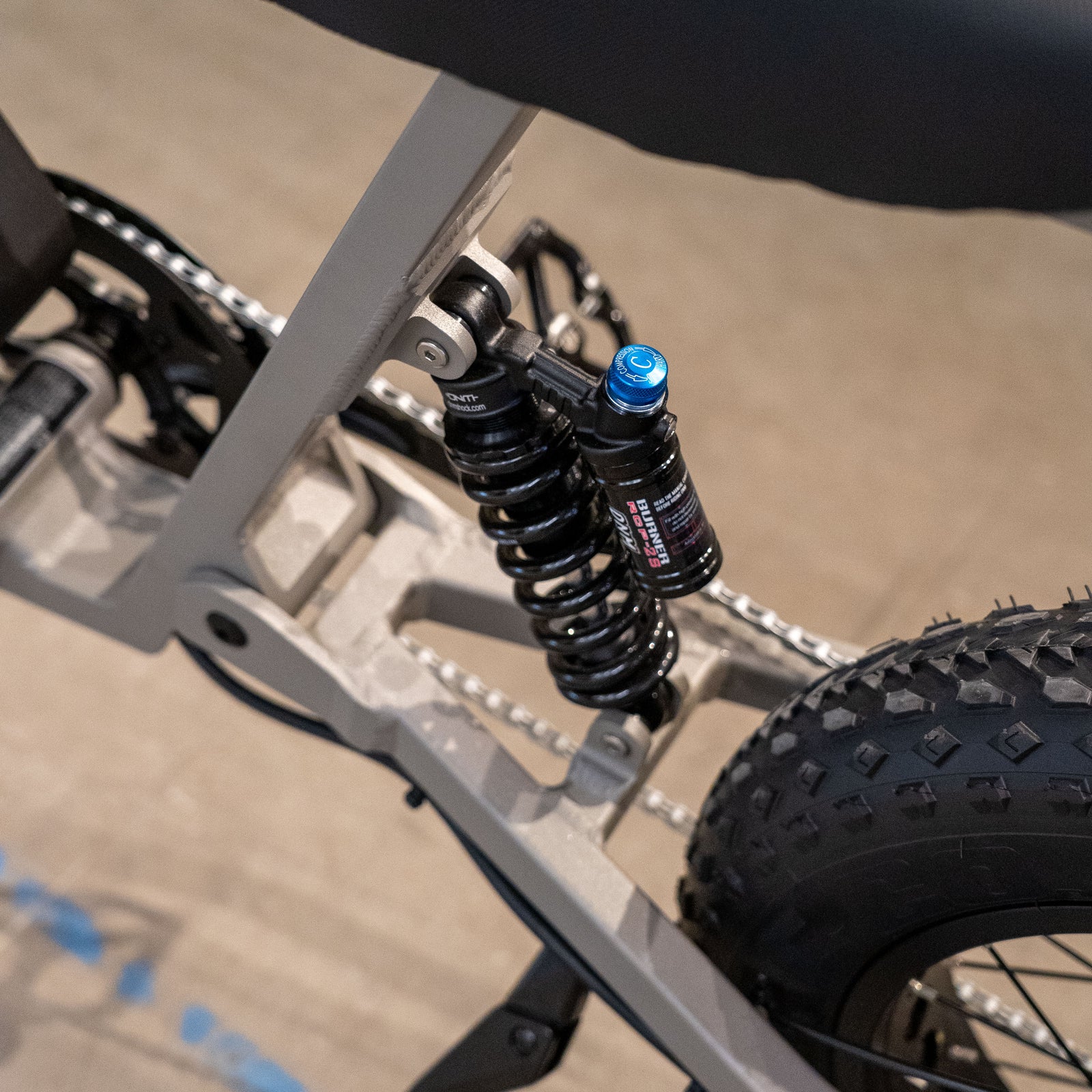 P-51 The Ace Magura MT5E four-piston hydraulic brake detail