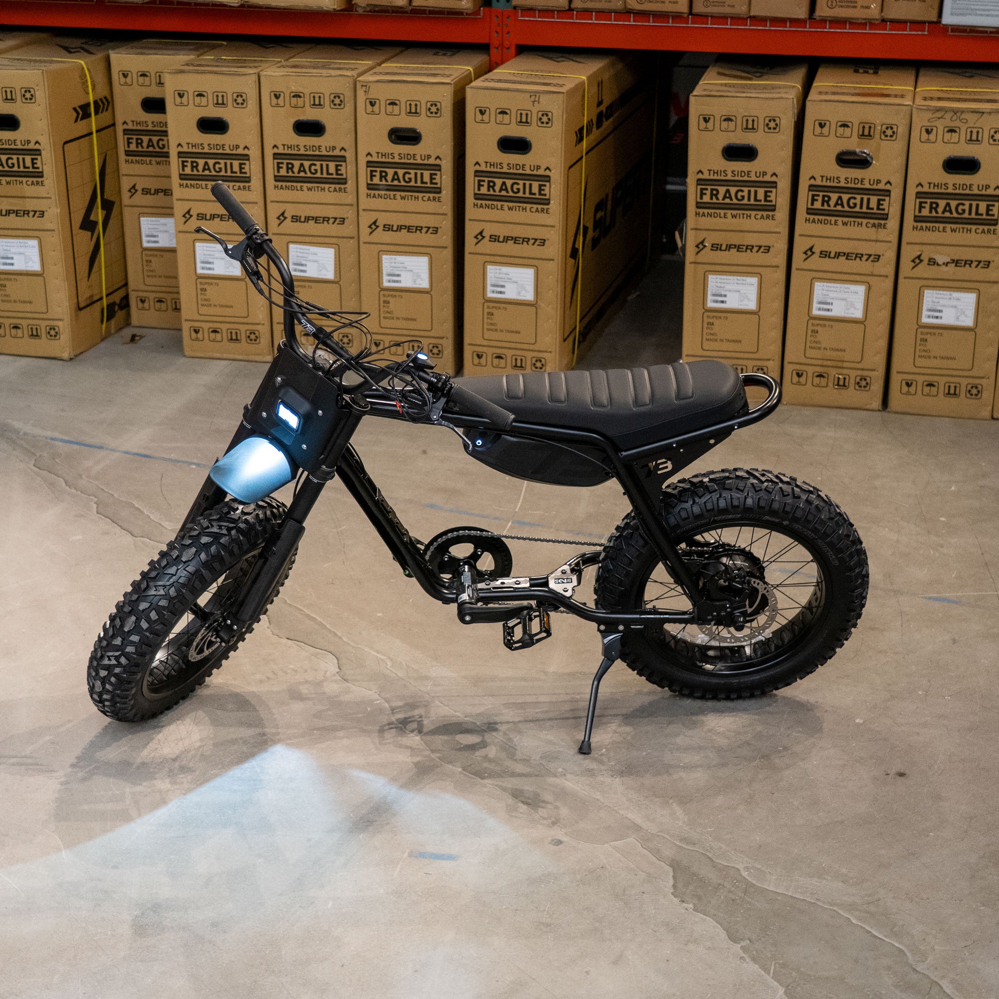 Super73 Z Adventure SE Blackout Electric Bike | 20 MPH, 8-Speed