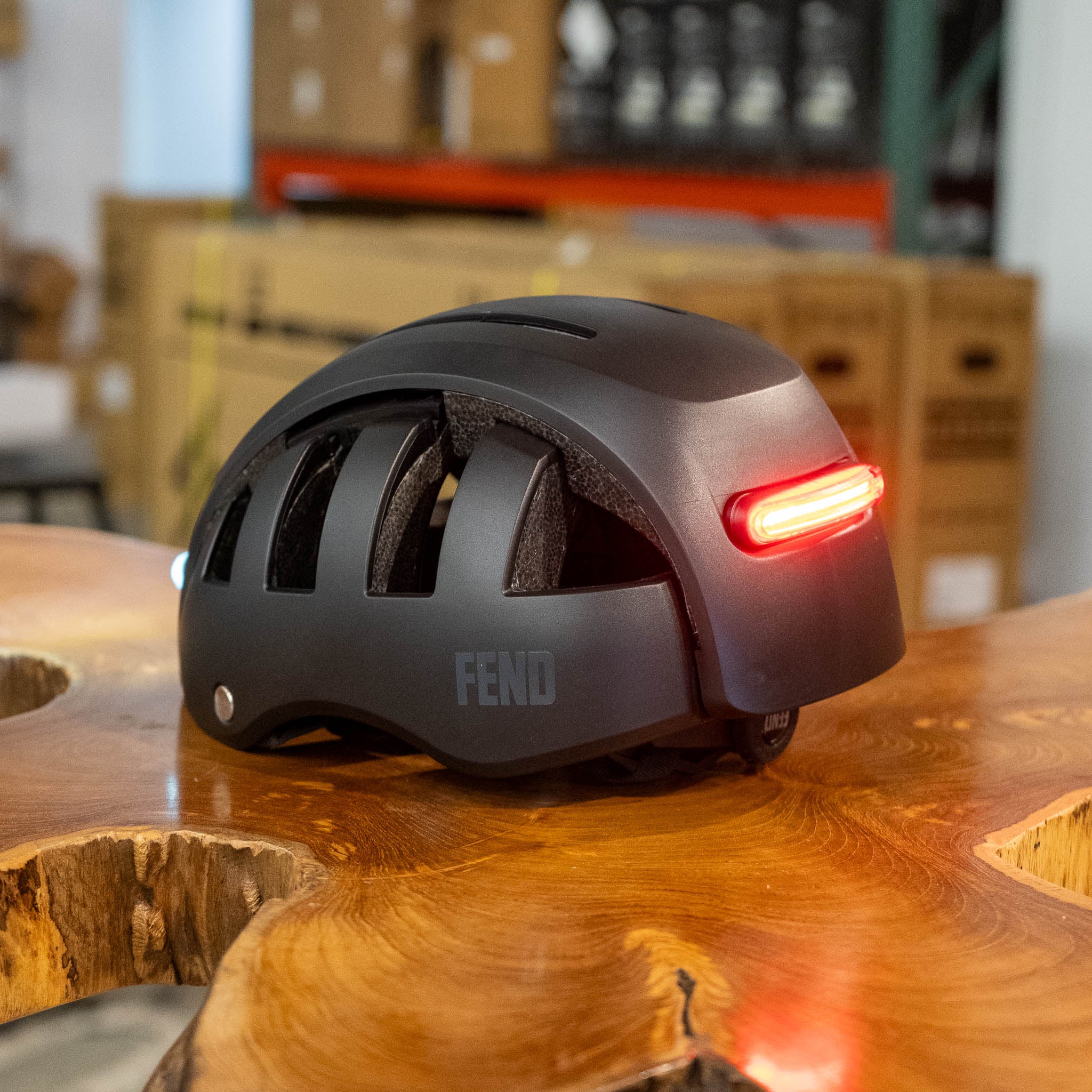 amazon foldable bike helmet FEND Super + Lights Collapsible Helmet