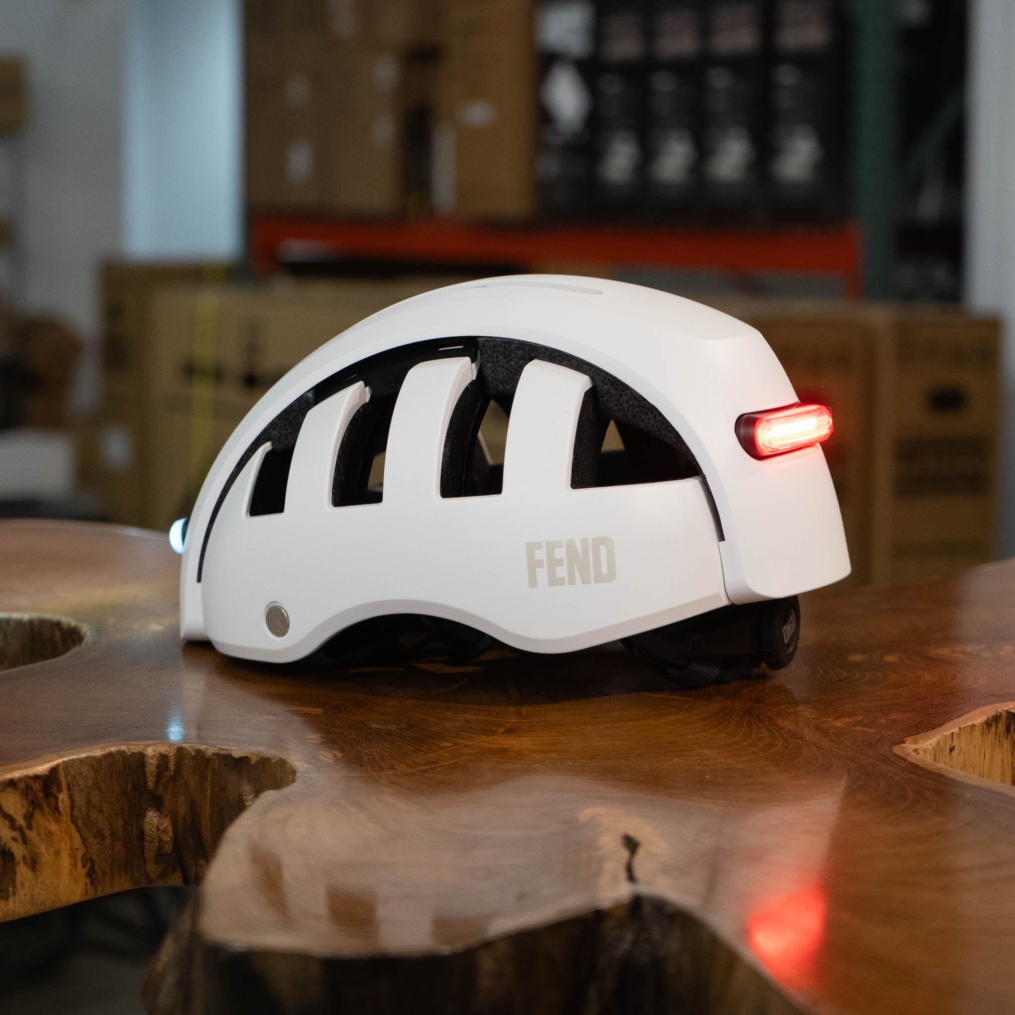 amazon foldable bike helmet FEND Super + Lights Collapsible Helmet
