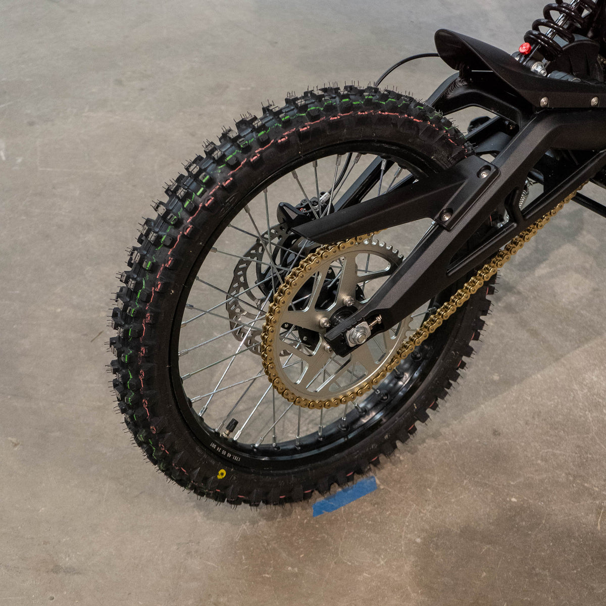 Right Side image of the rear wheel on the E-ride Pro S 