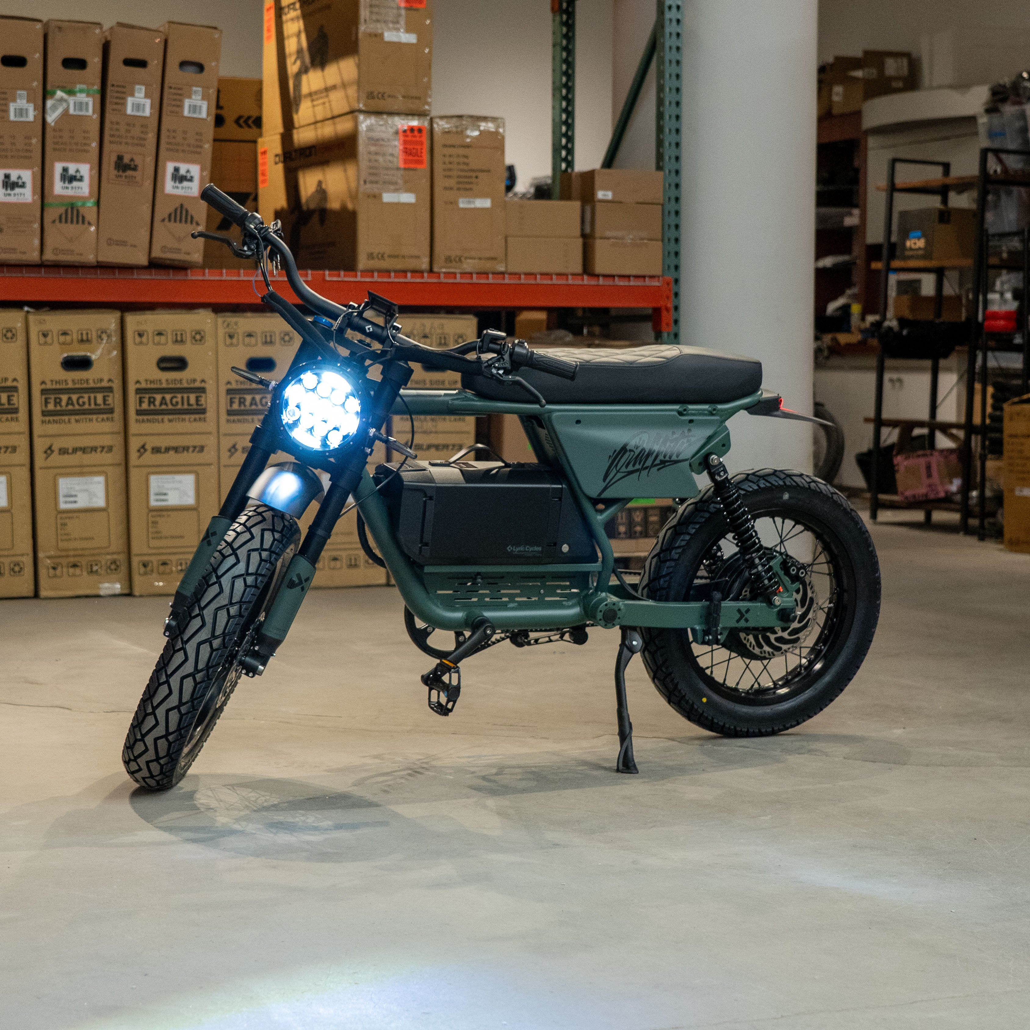 Graffiti X Electric Motor Bike - Lyric Cycles - Last Mile