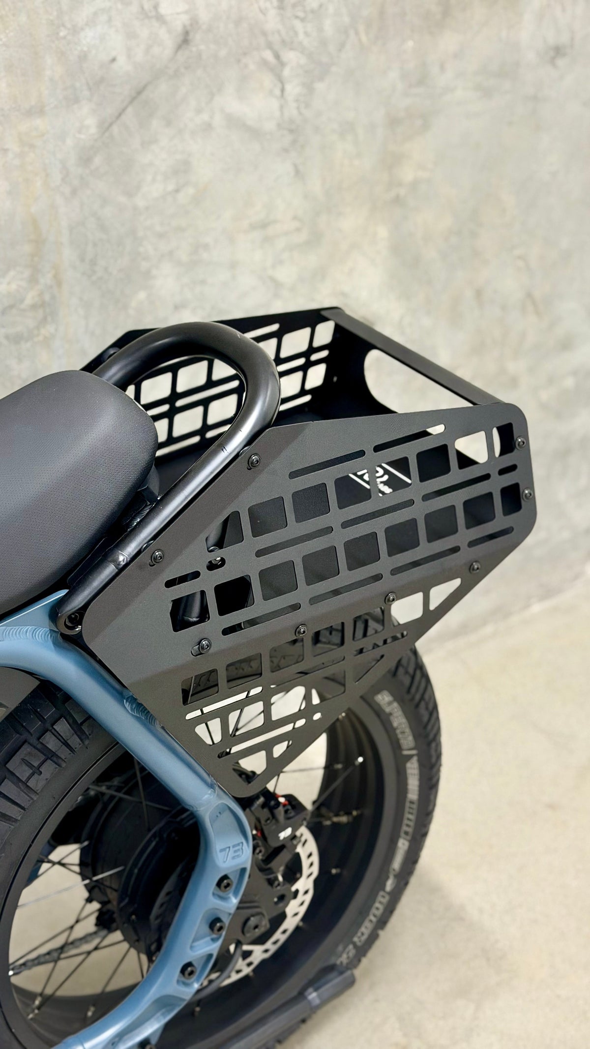 Irv Labs A-Series Rear Basket rear view on Super73