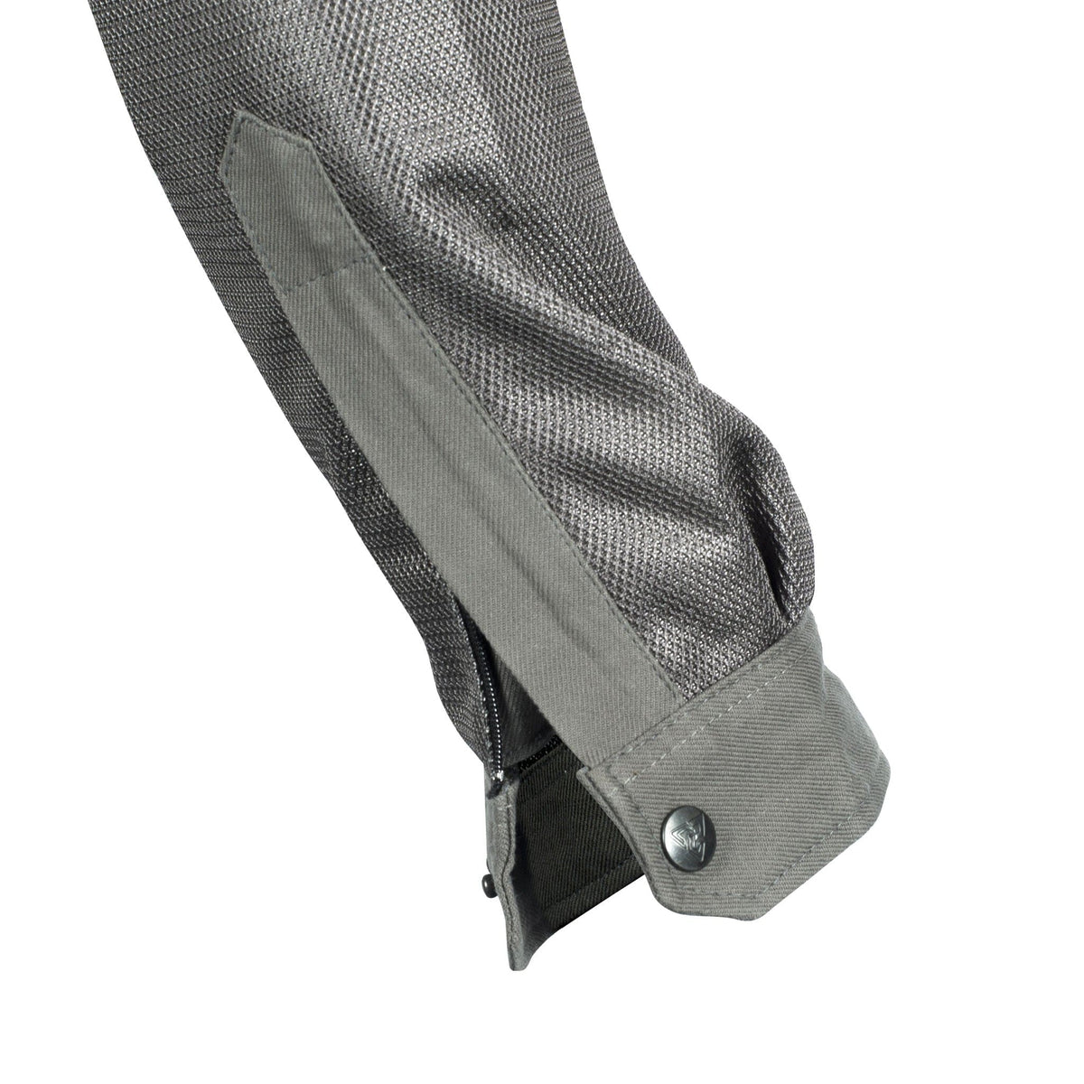 Protective Summer Mesh Shirt - Grey Solid with Pads