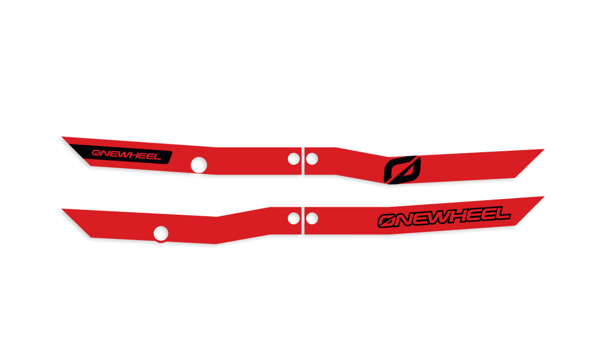 Onewheel XR Classic Recurve Rails Fluorescent Red