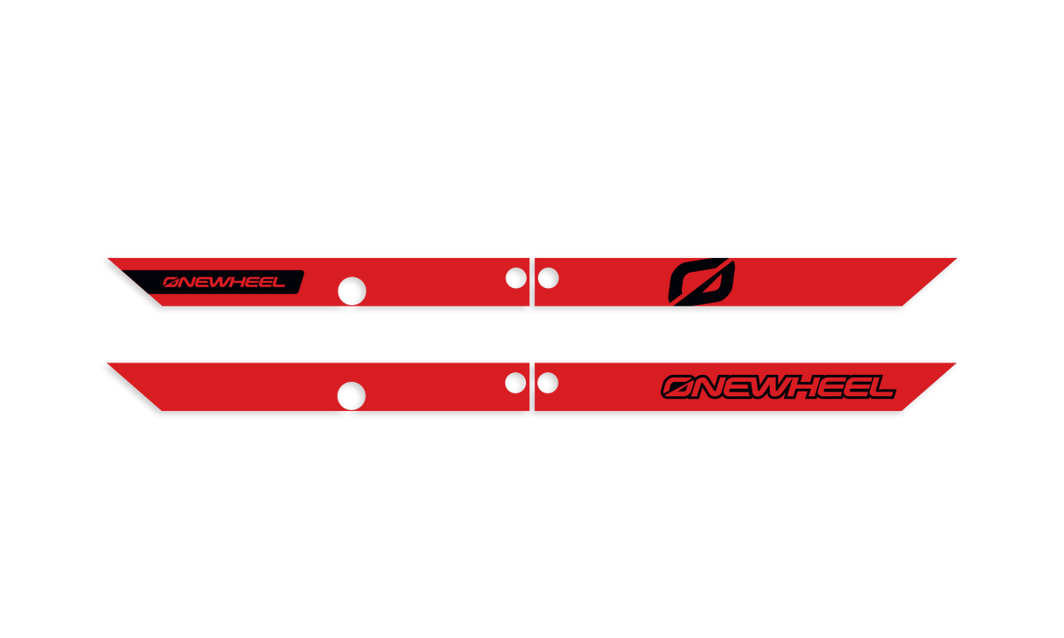 Onewheel XR Classic Straight Rail Guard Fluorescent Red