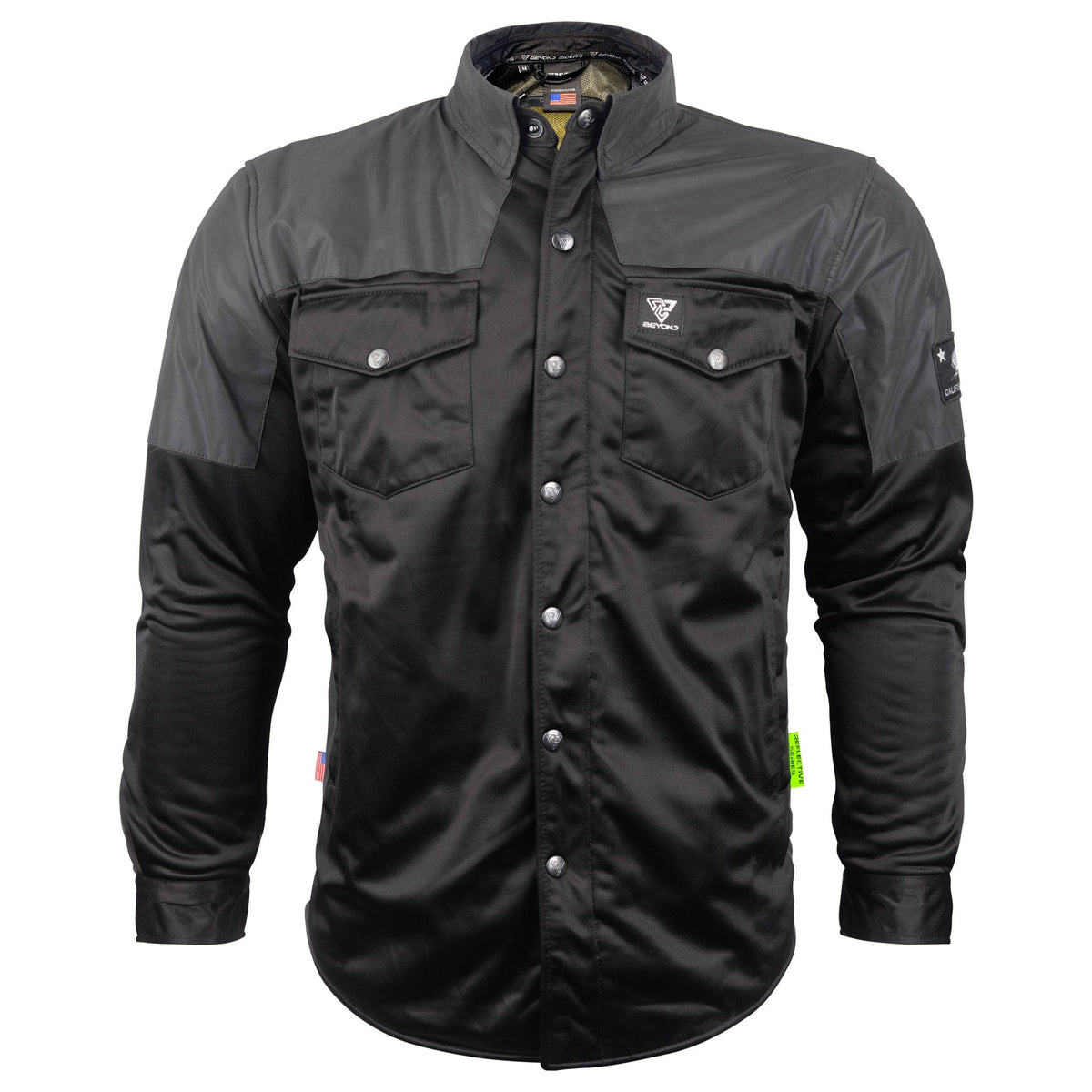 Ultra Reflective Shirt &quot;Nightfall Nebula&quot; - Black with Pads