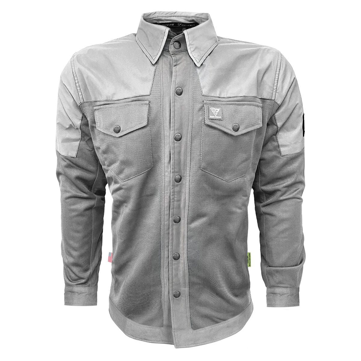 Summer Mesh Reflective Shirt &quot;Twilight Titanium&quot; - Gray with Pads