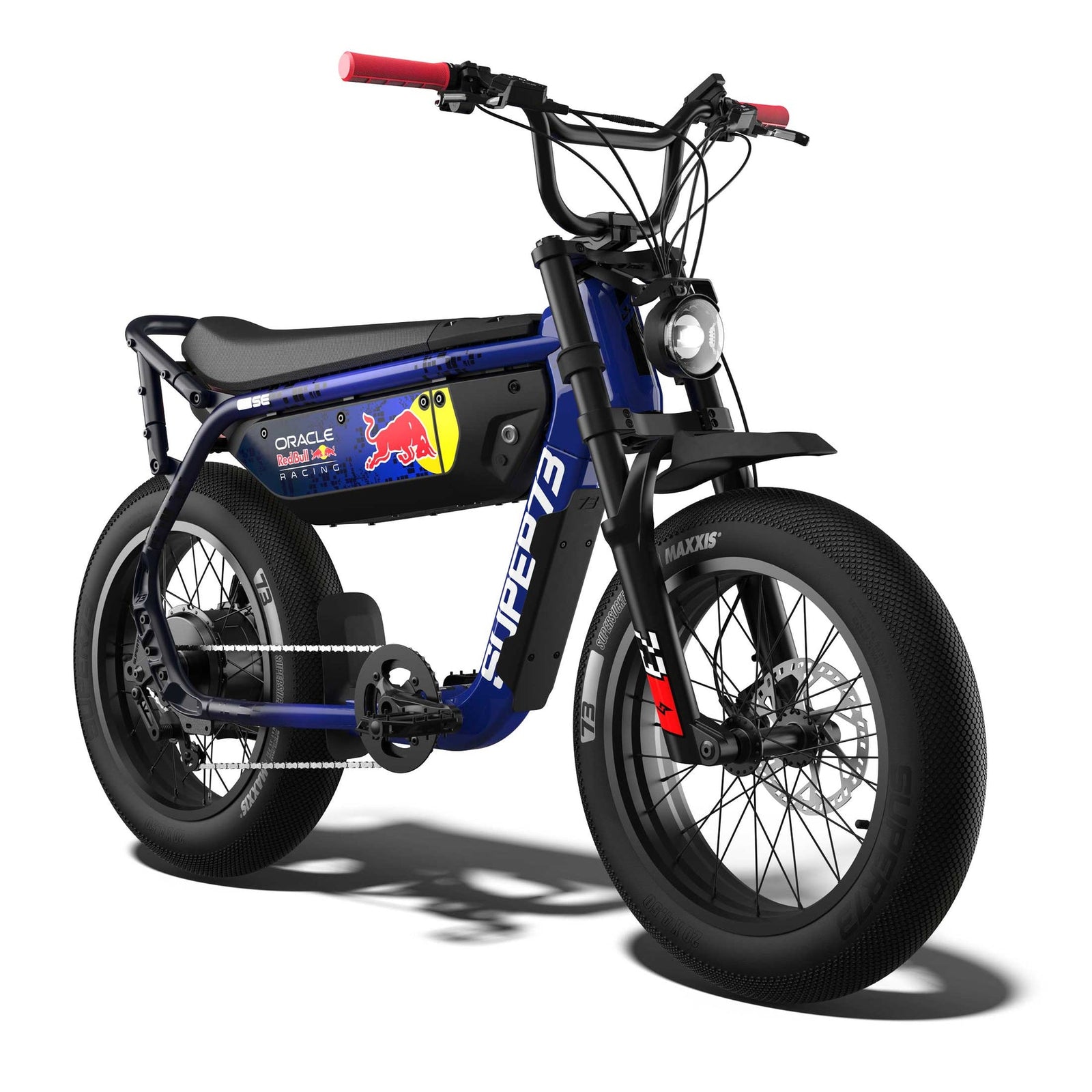 Super73 M1D SE Oracle Red Bull Racing edition in Nightfall Blue, front view