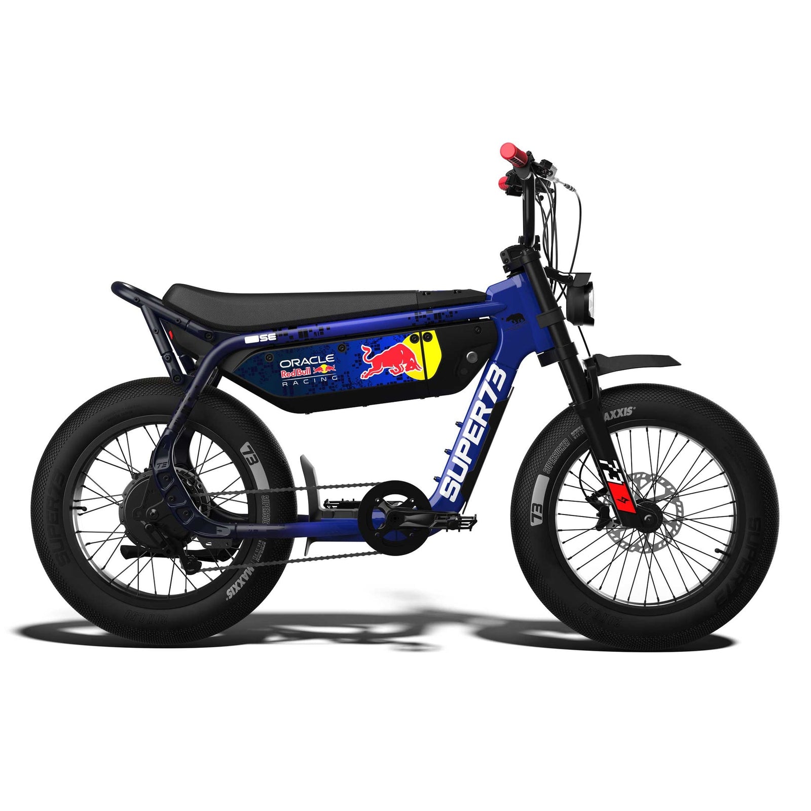 Super73 M1D SE Oracle Red Bull Racing edition in Nightfall Blue, front view