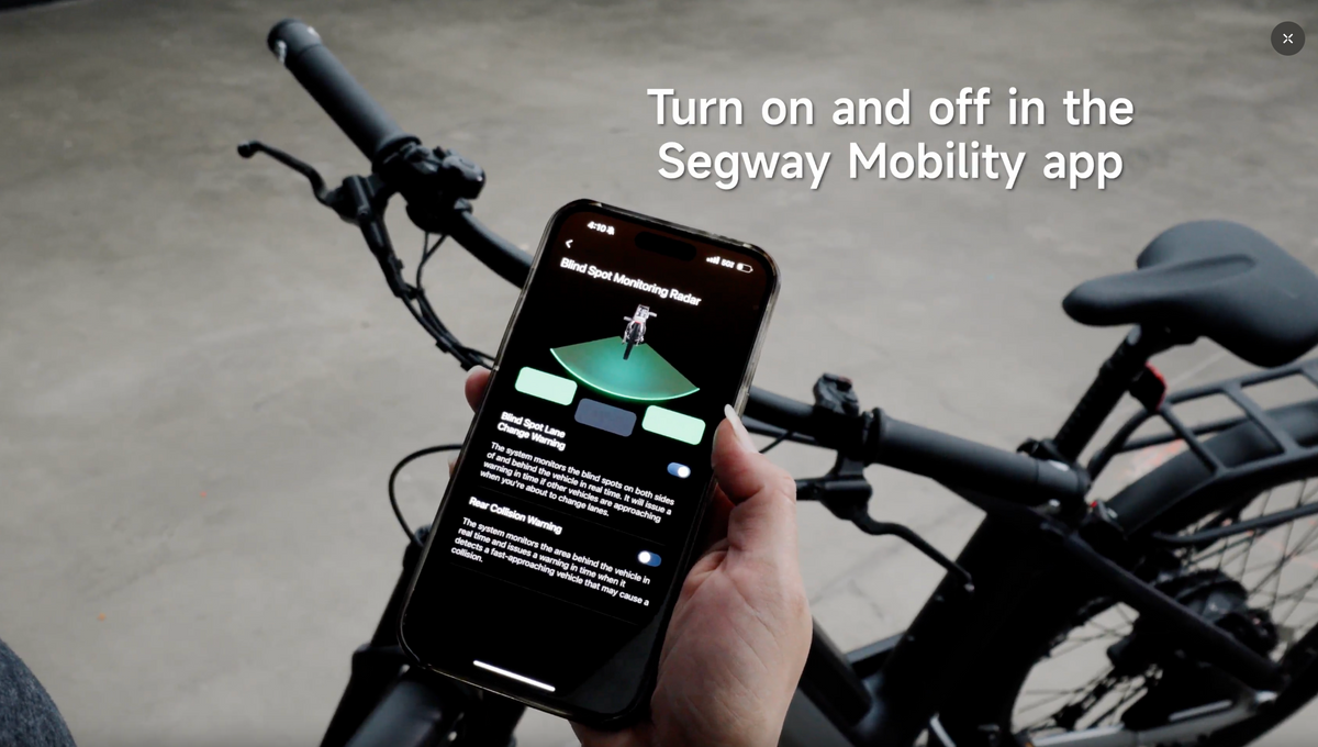 Segway Rearview Radar - E-Bike
