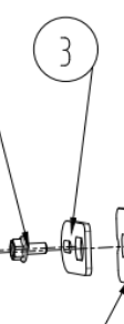 Segway Xyber Rear Wheel Assembly Hardware