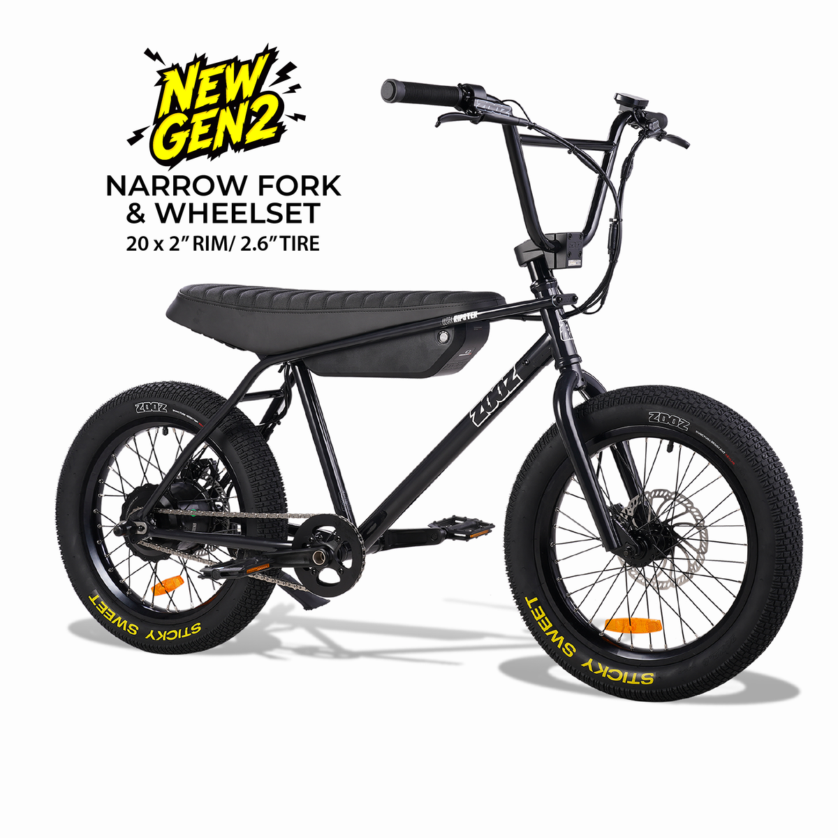 Zooz Ultra Ripster Gen 2 in Gloss Black, front three-quarter view