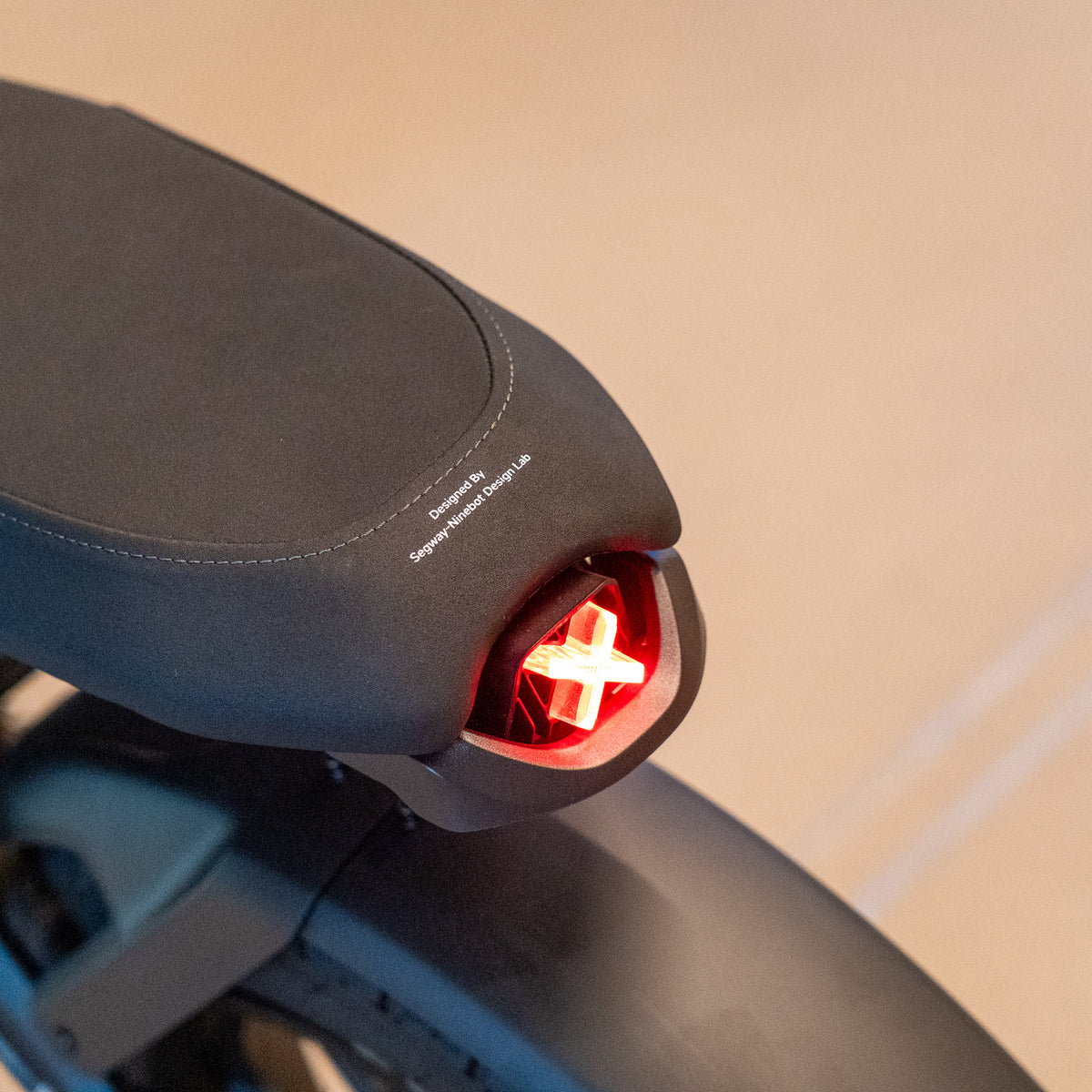 Segway Xyber Air taillight under the rear of the seat