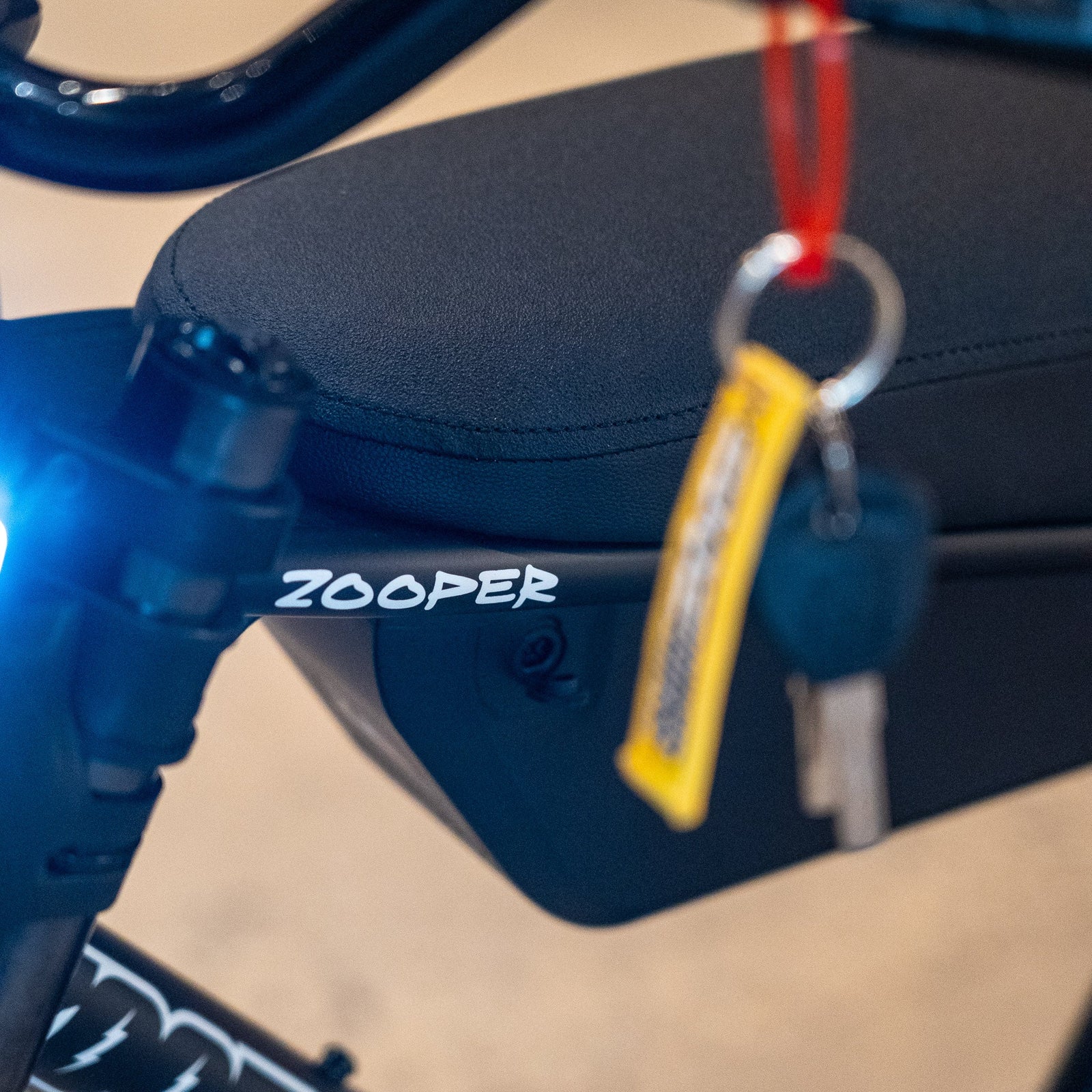 Zooz Zooper electric bike in Eclipse Black at the Last Mile NYC showroom, Terminal Warehouse