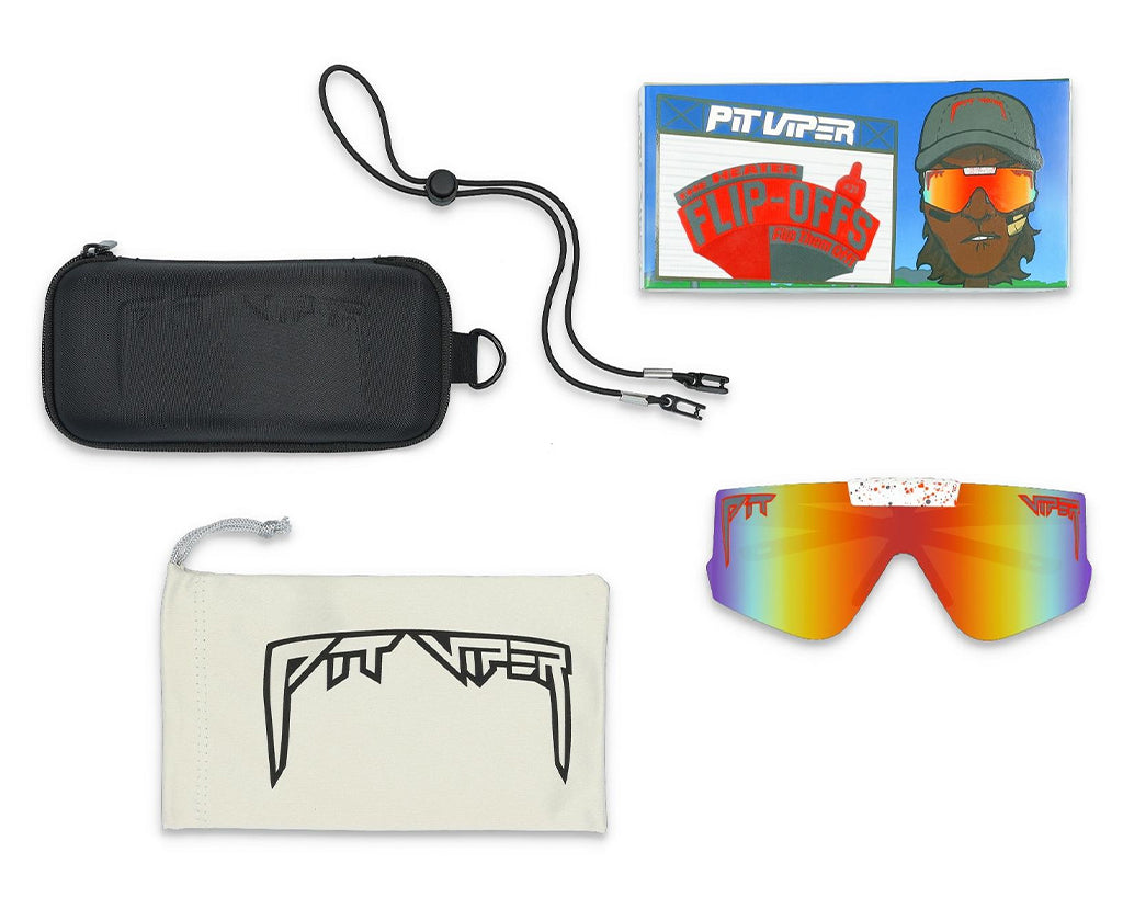 &quot;The Flip-Offs&quot; - Pit Viper Polarized Sunglasses