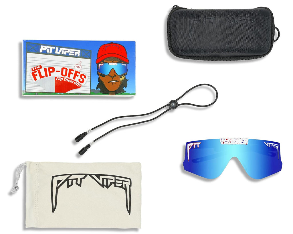 &quot;The Flip-Offs&quot; - Pit Viper Polarized Sunglasses