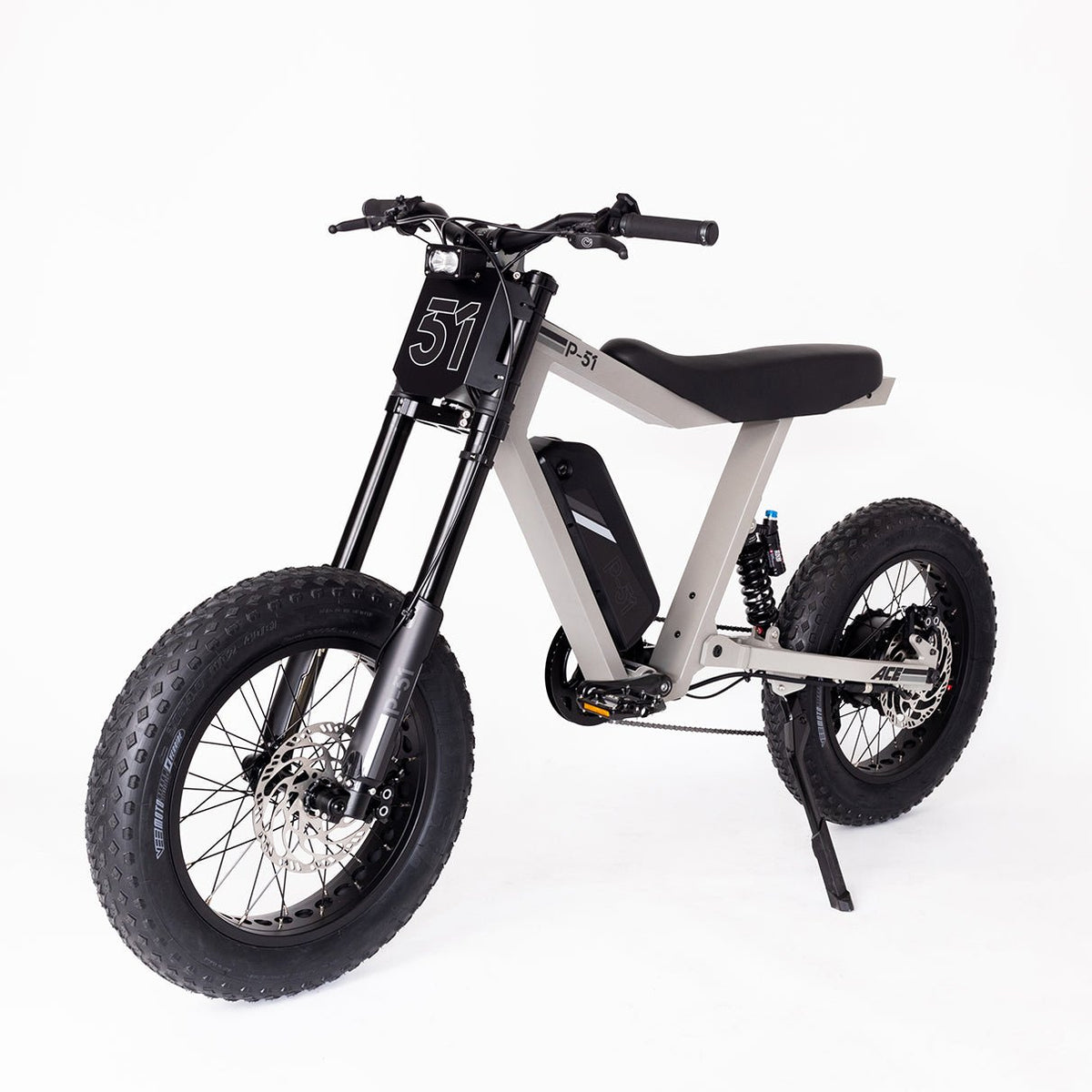 P-51 The Ace electric bike detail