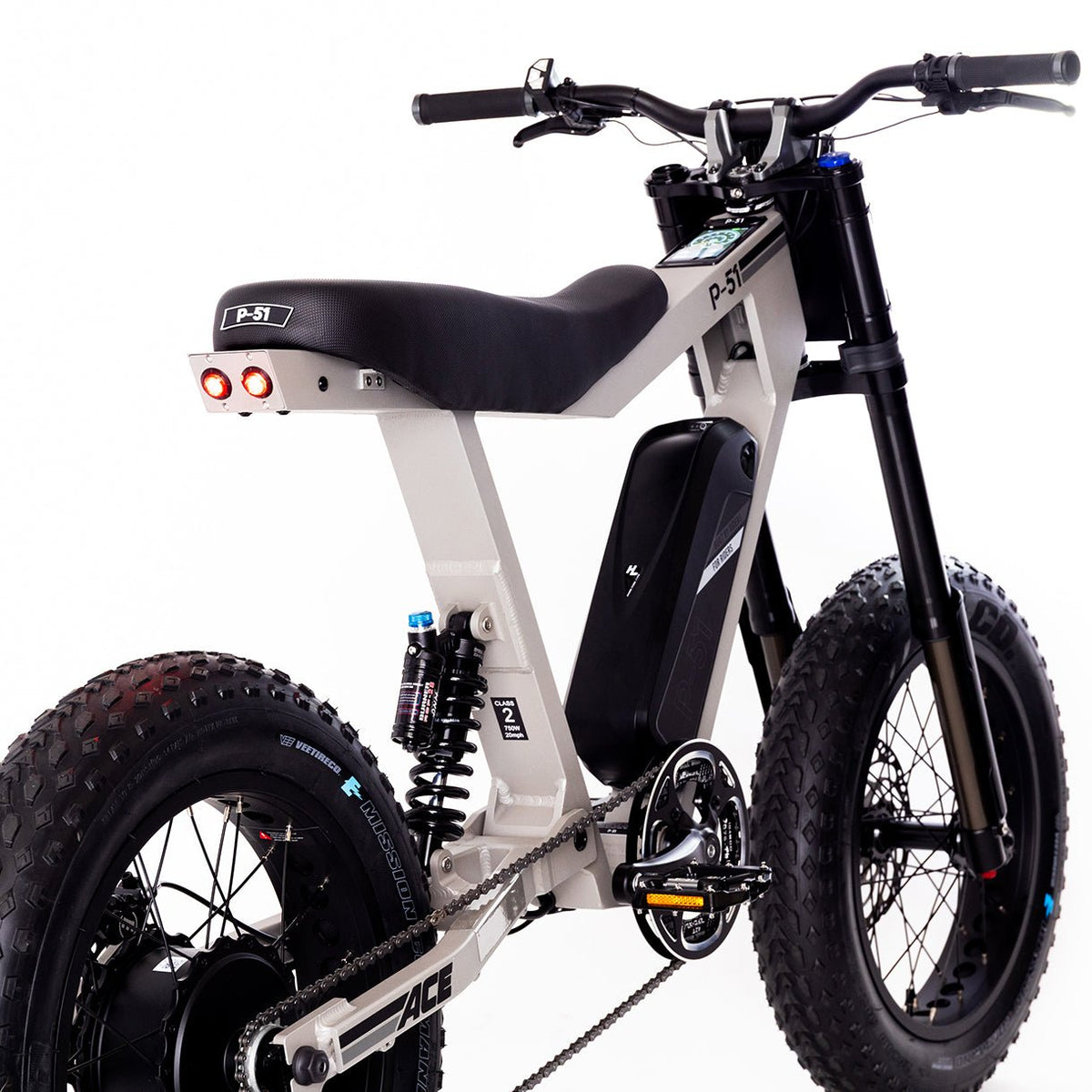 P-51 The Ace electric bike detail