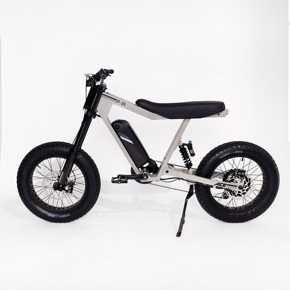 P-51 The Ace electric bike detail