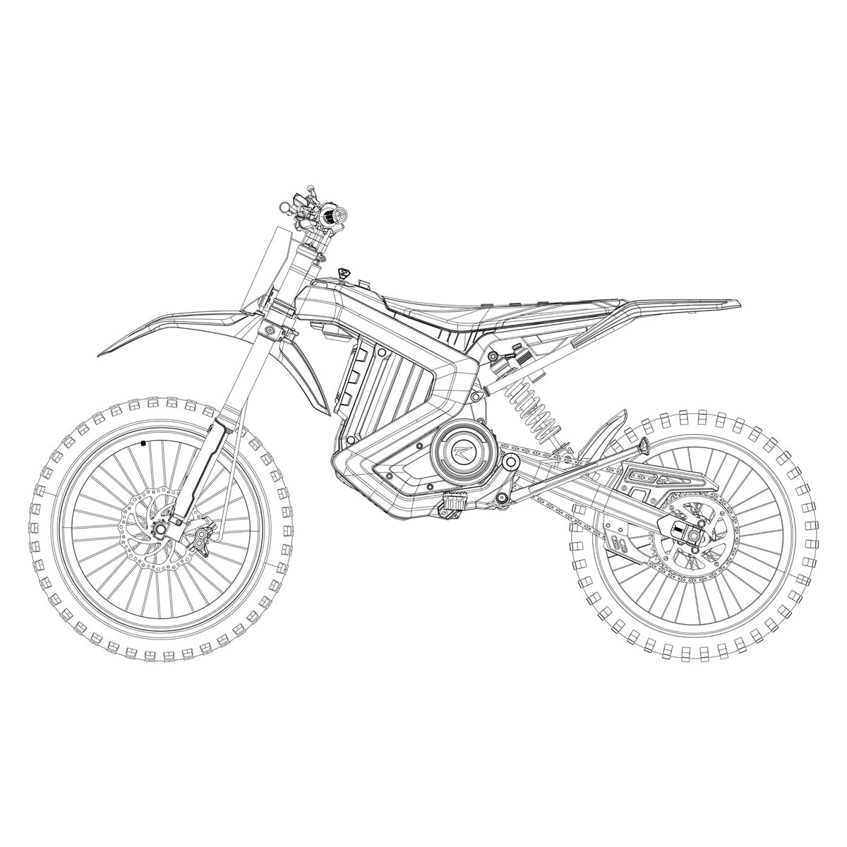 72V Mantis X (17&quot;) - Rawrr Electric Dirtbike