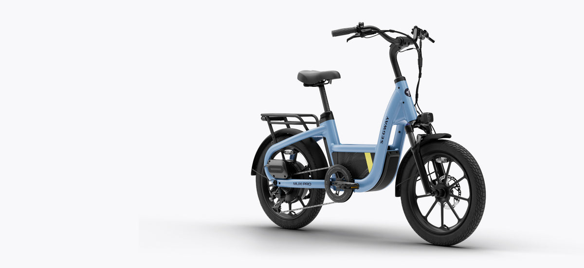 Segway Muxi Pro in Reef Blue side profile