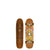 Top down and bottom up view of the Arbor Solstice Cucharon 32 in. complete skateboard. 