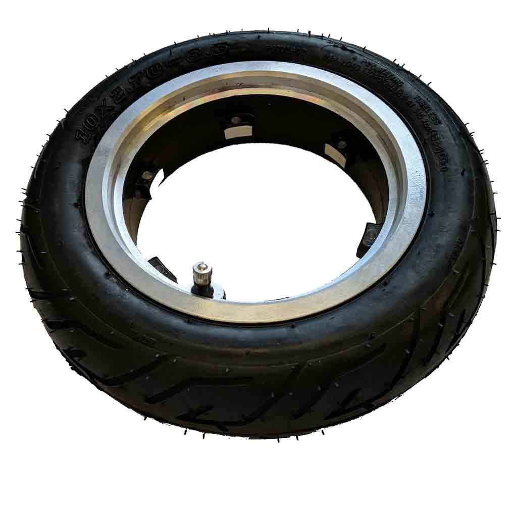 MiniMotors Dualtron 10x2.7-6.5 Wheel Assembly – Tubeless Street Tire + Rim