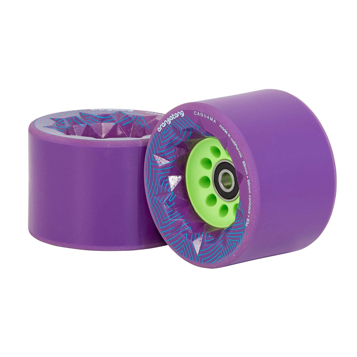 Purple 85mm Loaded Caguama Wheels W/ Pulleys - Boosted USA